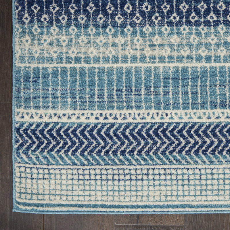 Tapis bohémien Augusta, Rectangle 5 pi 3 po x 7 pi 3 po