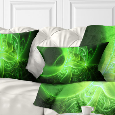 Designs on Black - Coussin imprimé abstrait