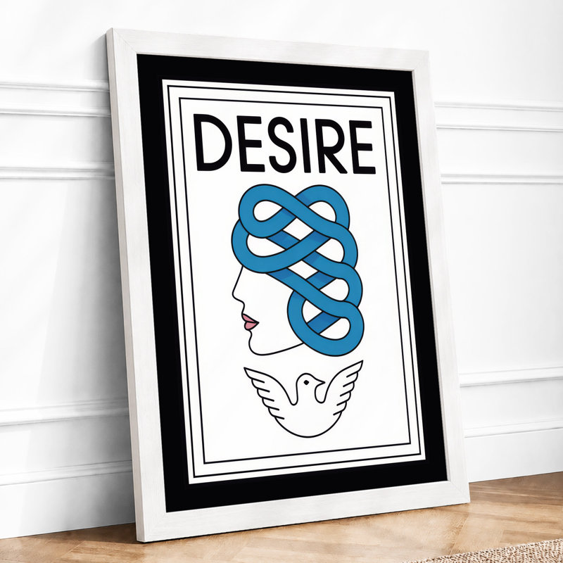Desire Within Japandi - Print, A1 - 84.1 x 59.4 cm, White