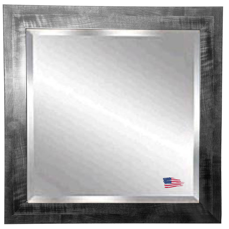 Solid Wood Flat Wall Mirror