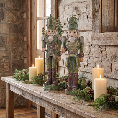 16" Resin Antique Nutcracker 