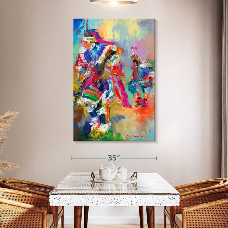Pow Wow, 51" H x 34" W