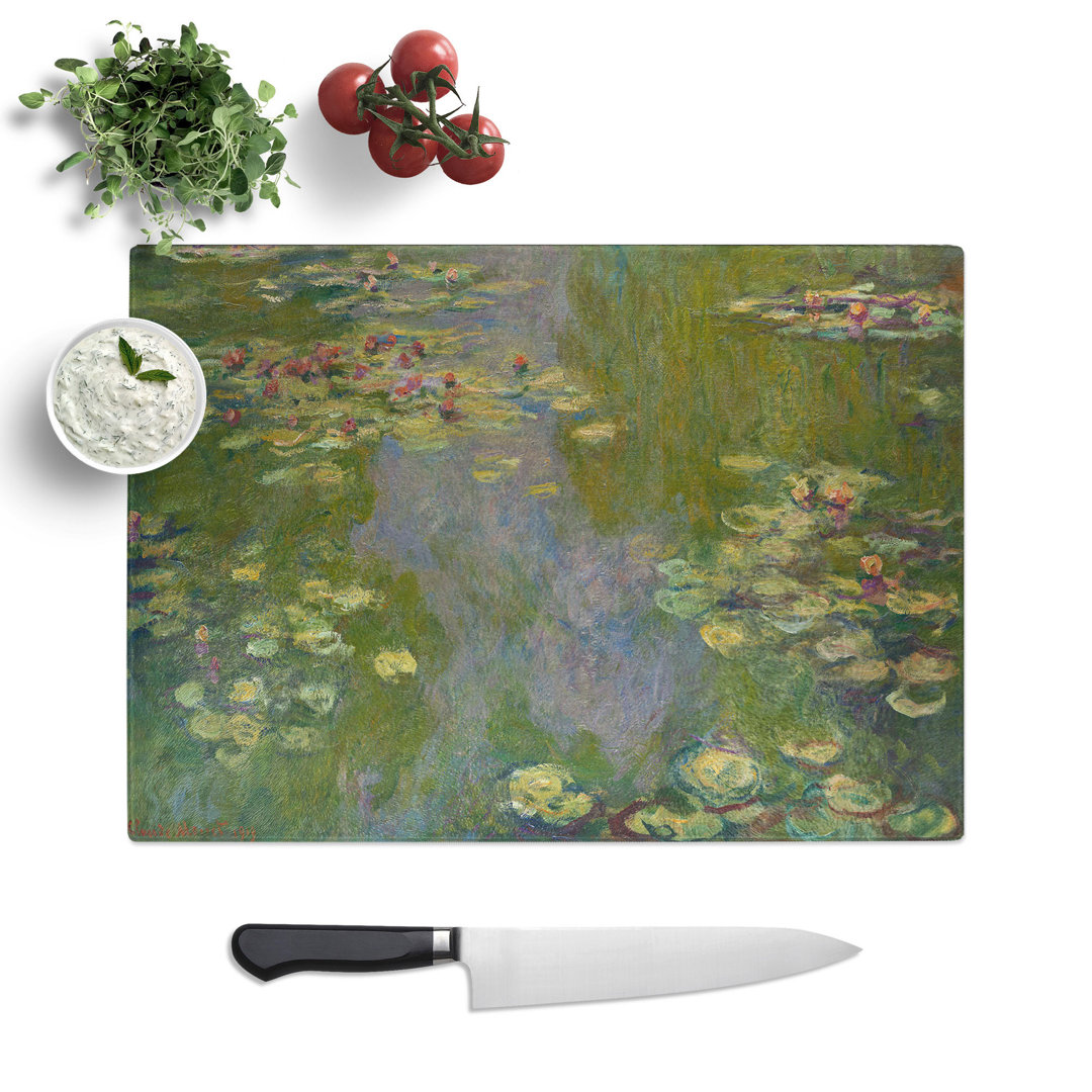 Water Lilies Lily Pond Vol.36 by Claude Monet Chopping Board