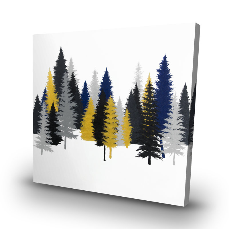 fir - 32"x32" art on canvas