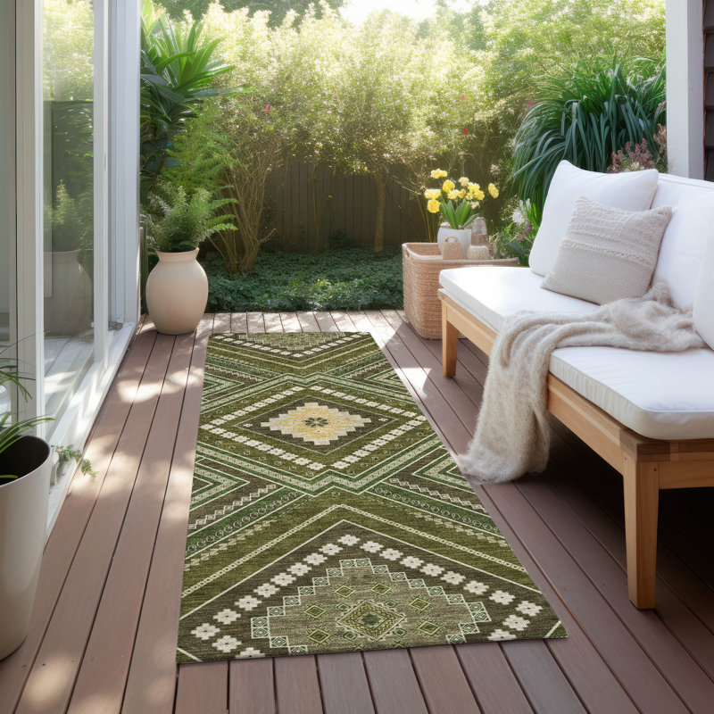 Tapis intérieur / extérieur Chayden Chantille ACN1010, Tapis de couloir 2 pi 3 po x 7 pi 6 po