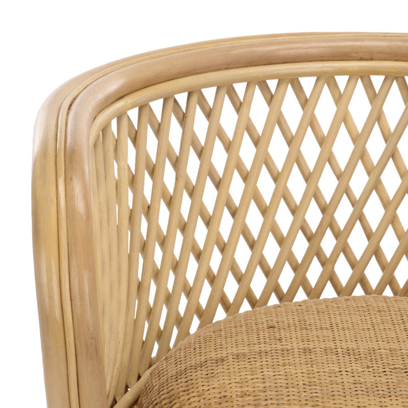 Tabouret de comptoir Haider, Naturel