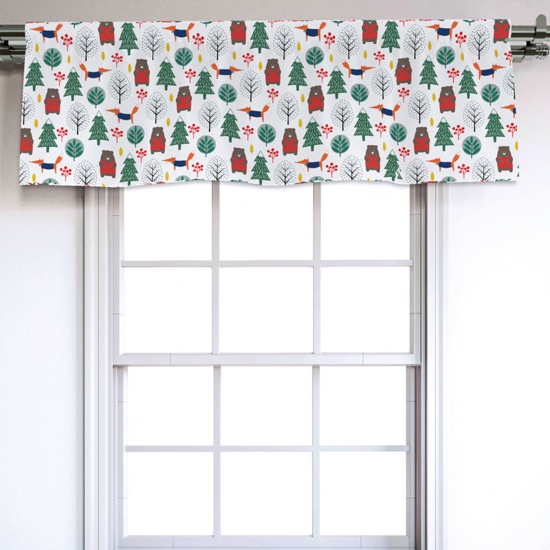 Sateen Ruffled Window Valance