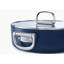 Joseph Joseph Space Ceramic Non-Stick 5 Qt. Shallow Casserole with Folding Handles and Lid