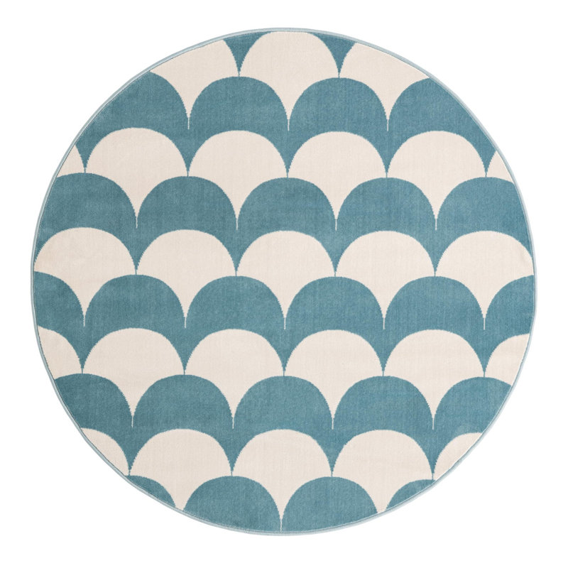Unique Loom Arches Whimsy Kids Rug, Round 5'3"