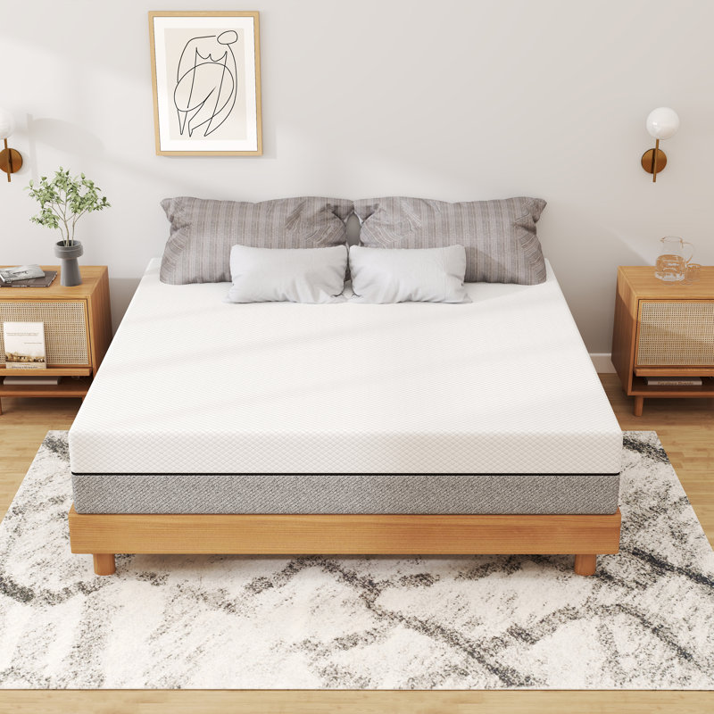 Matelas moyen en mousse viscoélastique 10 "dans une boîte, Très grand lit