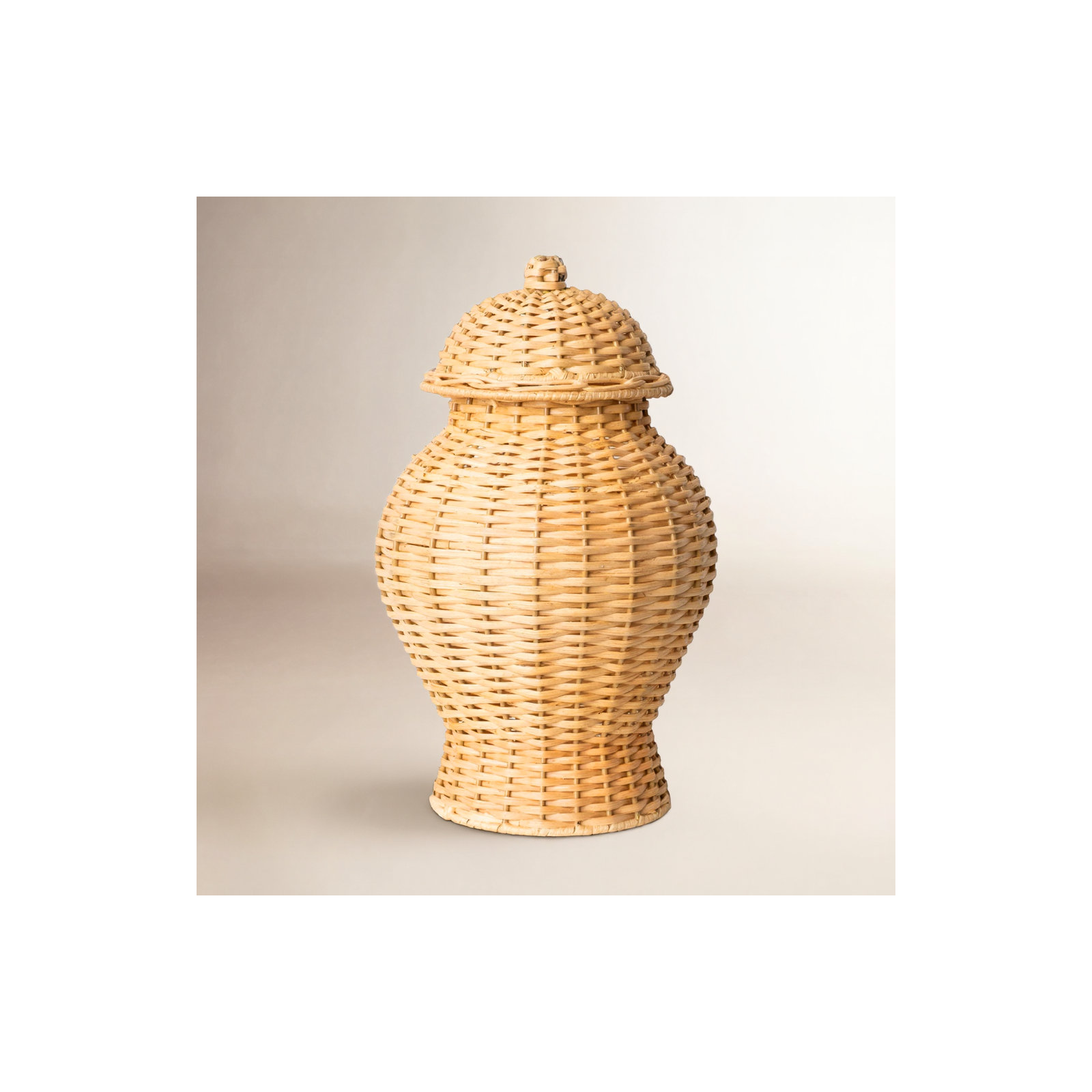 Draco Ginger Jar, 12" H x 11" W x 11" D