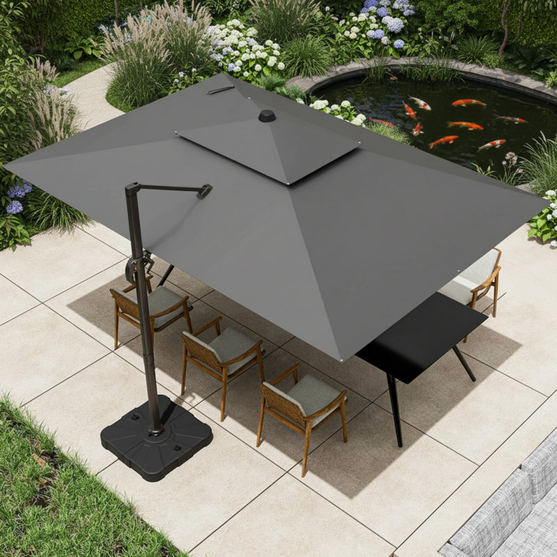 bj patio umbrella Villa By Sunvilla 9' Fashion Umbrella