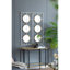 Modern Mirror Wall Decor - Gold White Frame, Convex, 43.3X15.7 Inches And Decoration , Contemporary Style, 43.5X15.5