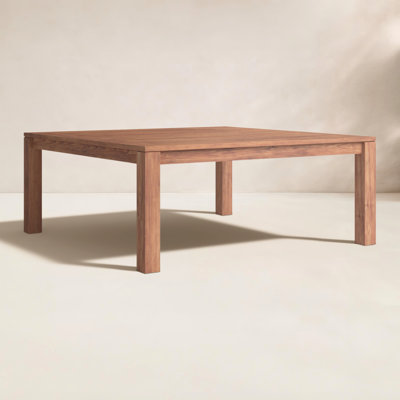Hodges Square Teak Outdoor Coffee Table , 44'' in. W 44'' in. D