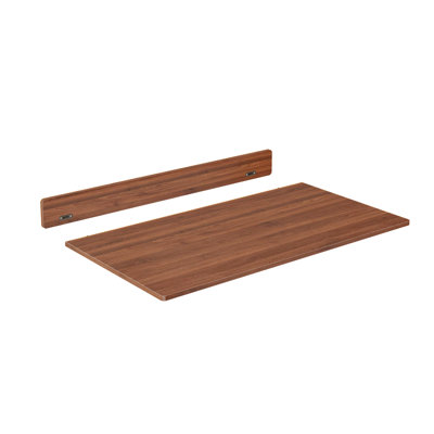 Doublures de tablettes en bois aggloméré 30 po x 16 po, housses de grillage de 0,6 po d'épaisseur pour tablettes de garde-manger amovibles, housse de tablette sans outil pour la décoration de la cuisine de la salle de bain (couleur noyer). The Res