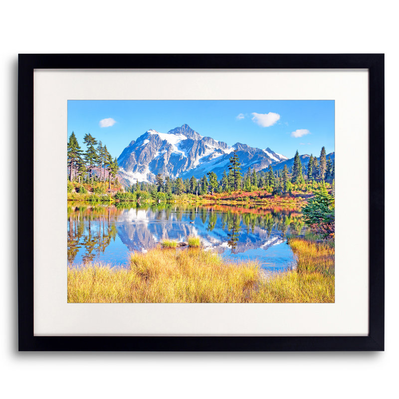 Mont Shuksan, automne par Bruce Heinemann, H 17,25 po x l 21,25 po x P 0,875 po