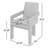 Asmund Solid Wood Upholstered Armchair-1916301702-1916301705