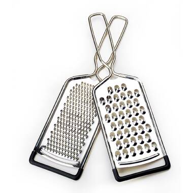 Zulay Kitchen Professional Stainless Steel Flat Handheld Cheese Grater -  Yellow, 1 - Kroger