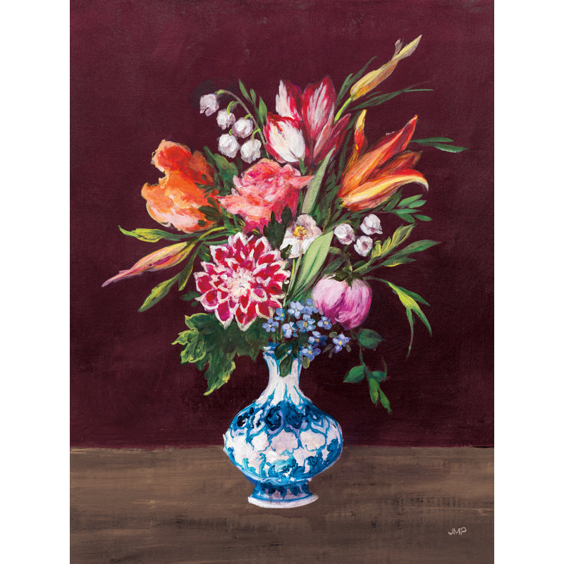 " Masterful I Pomegranate Crop " by Julia Purinton, 40"H x 30"W, Yes, Walnut Framed Print
