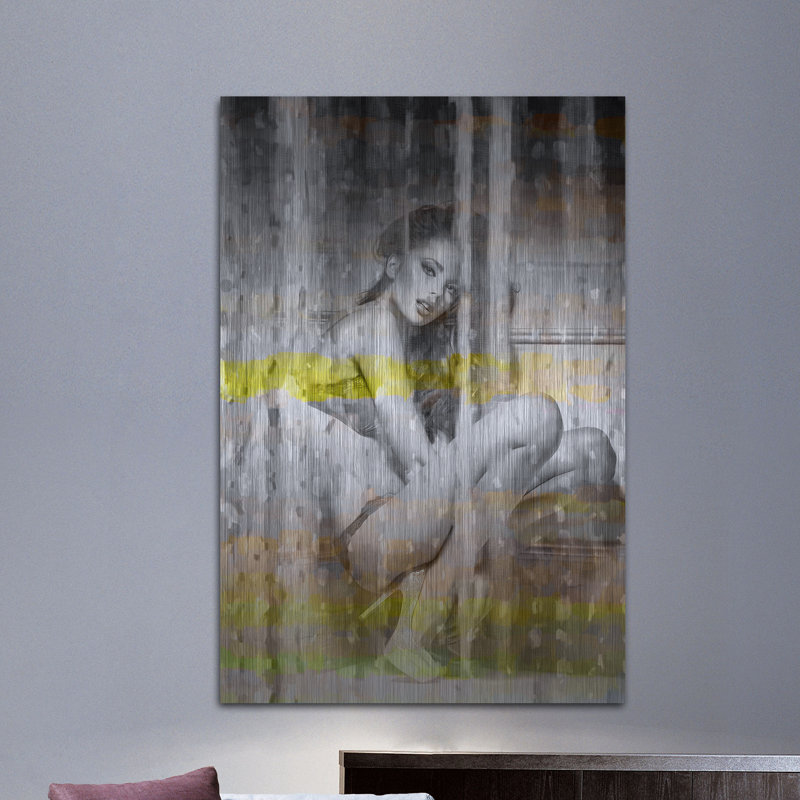 « lost night », reproduction d’art sur aluminium brossé, H 18 po x l 12 po
