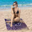 Serviette de plage psychédélique NCAA, serviette de piscine Soft Vibrant College, 30 x 60 pouces-843338629