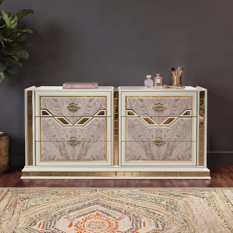 Commode 6 tiroirs Sharada
