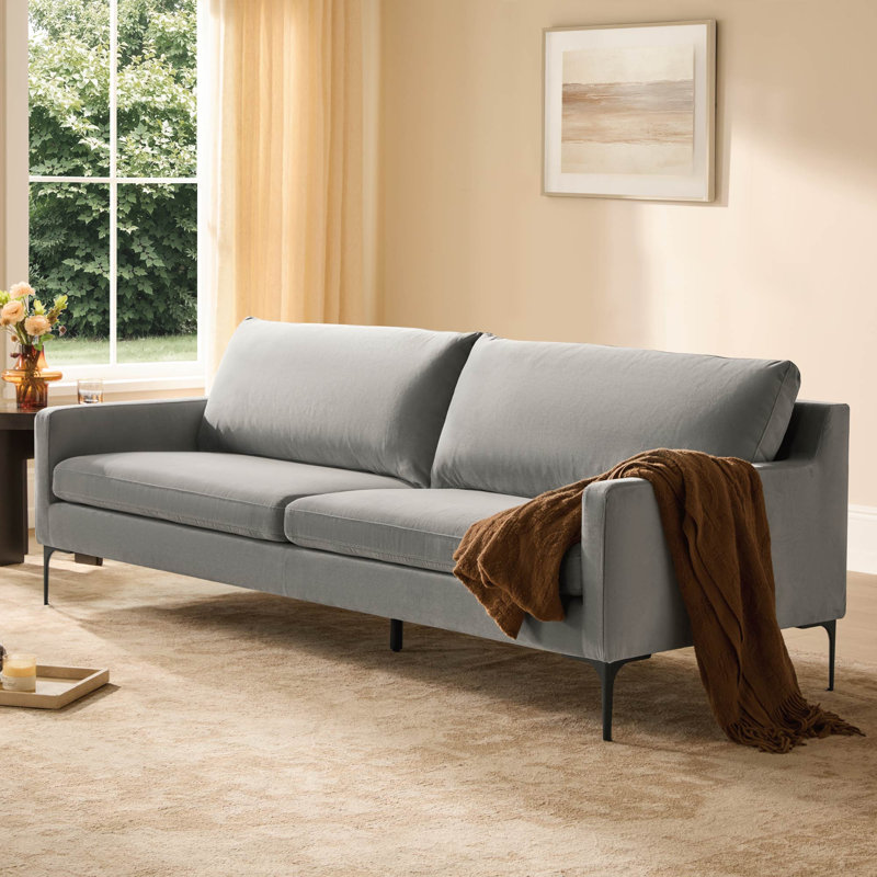 Upholstered Sofa, Olivine Polyester