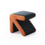 Tabouret d'appoint en bois massif et manufacturé-88545923