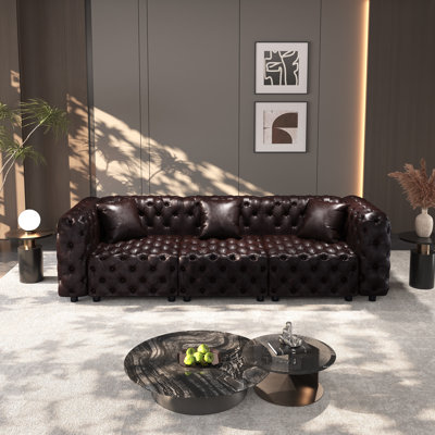 Canapé modulaire rembourré 3 places 105,7 po
