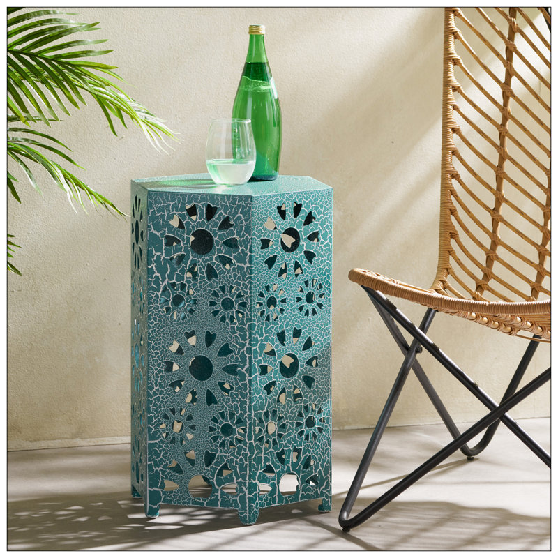 Table d'appoint Galore 14 po, Sarcelle