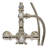 Exposed Thermostatic Shower System 60" Wall Mounted with 1.75GPM Lever/Cross Handles-98155581