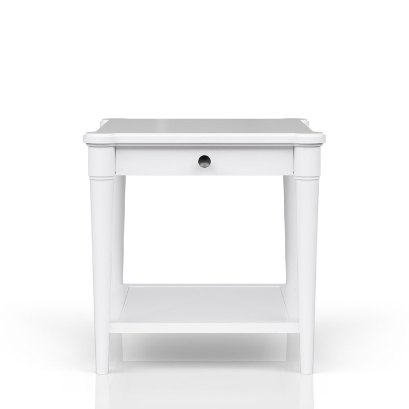 Table de bout Dana Heights, Blanc