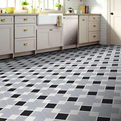 Massa 8" x 8" Cement Patterned Wall & Floor Tile