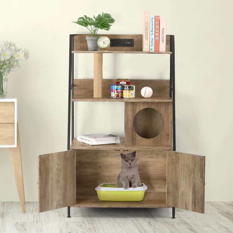 Litter Box Cover, Light Brown
