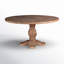Lyons Round Solid Wood Dining Table-1195422543