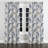 French Country Blackout Curtains - Transitional Blue Vintage Paisley Dreams Grommet Curtain - 1 Panel-369968979-369968976