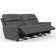 Seibert Top Grain Leather Match Power Zero Gravity Reclining Sofa with Power Adjustable Headrest