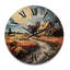Horloge murale en bois massif Yarlin-495960495