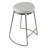 Ayaz Upholstered Counter Stool with Metal Frame