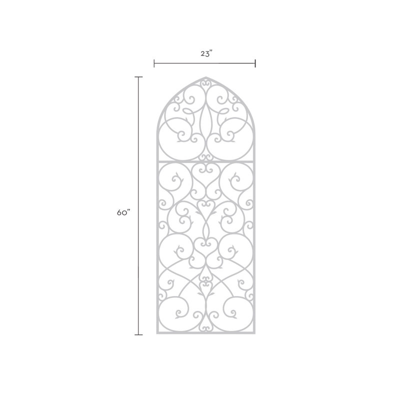 Abstract Non-Wall Damaging Accent, White