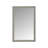 Varsha Rectangle  Glossy Nickle Mirror-1445506127