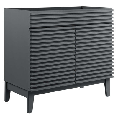 Base de meuble-lavabo simple 36 po Render