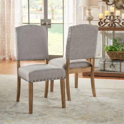Aldrina Linen Side Chair by Lark Manor