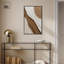 «Light Sand Waves», toile abstraite géométrique par Art Remedy-105531474-105531469