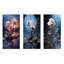 Ensemble de salon 3 pièces Moonlit Flower Serenity Blooms I - Rose-142443544-142443546