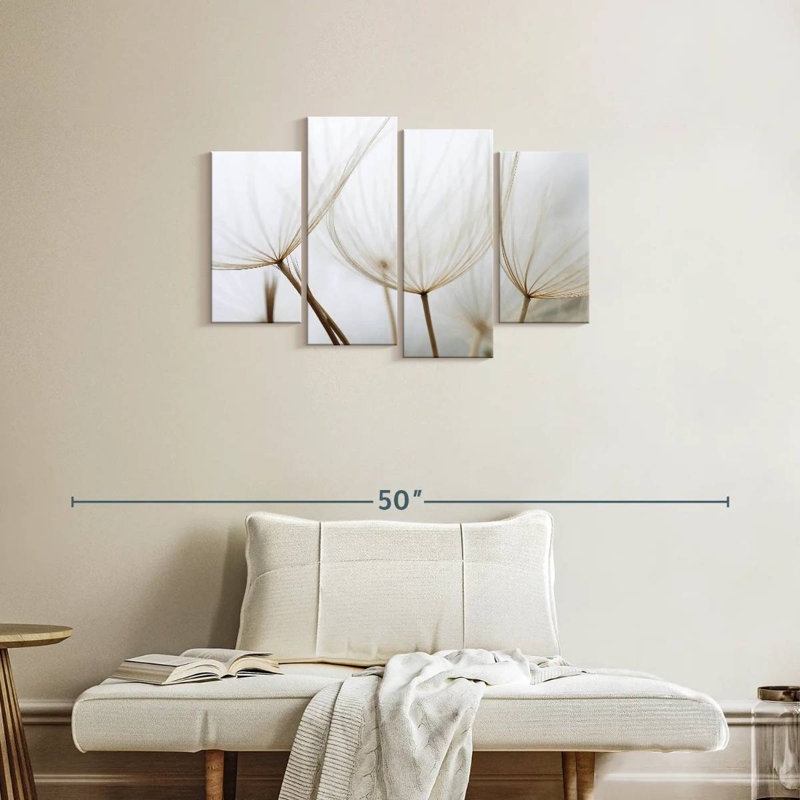 Pissenlit blanc Harnek, H 22 po x l 36 po