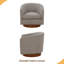 Chaise pivotante en tissu Mist-1075931372