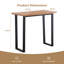 Onzell Modern 120*60CM Rectangular Dining Table Bar Table with Sled Legs-724413004