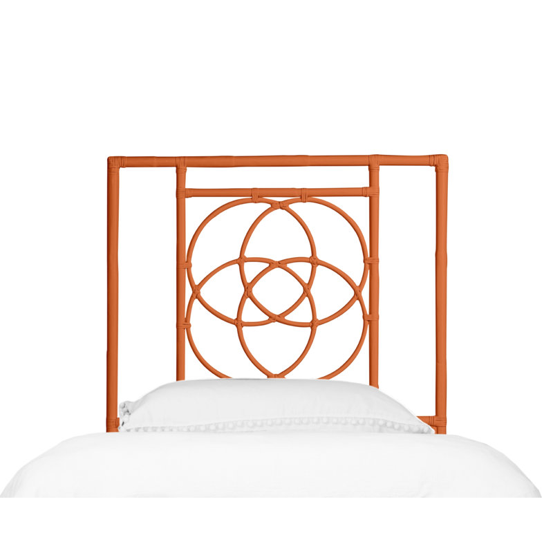 Lit plateforme Emilia, Orange, Simple TG