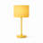 Ochre Yellow Painted Table and Nightstand Lamp